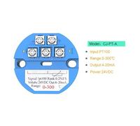PJJYSVZP Various temperature ranges RTD pt100 temperature transmitter sensor module with screw Thermal resistance 4-20mA 0-10V transducer(0-100Celsuis 10V)