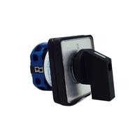 PJKTBEYI LW26-20/1 Rotary Switch Knob 2 Position 0-1 Changeover Cam Switches 20A 1 Pole 4 Terminals Control Circuit(No DIN)