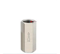 PJKTBEYI Pneumatic Check Valve: One Way Non-Return Valve for Air Pipe Fitting. Available in 4mm 6mm 8mm 10mm sizes 1/8 1/4 3/8 1/2 inch(Spm-8)