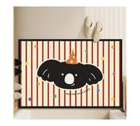 PJKUIFYX Cute Little Elephant Doormat Washable Doormat Indoor PVC Retro Vintage Romantic Carpet Antibacterial Foldable Non-Slip Door Mat for Entrance, Front Door, Patio, Hallway, Garden,D-100 * 140cm