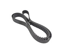 PJLANG 3M x 125T Industrial Timing Belt 5-90mm Width Lathe Belt 3 Module Synchronous Rubber 125Teeth 3x125(Width 88.9mm)