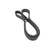 PJLANG 3M x 131T Industrial Timing Belt 5-90mm Width Lathe Belt 3 Module Synchronous Rubber 131Teeth 3x131(Width 60mm)