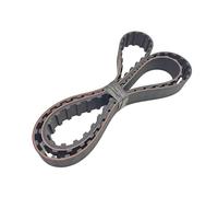PJLANG 4M x 176T Industrial Timing Belt 4x176 10-120mm Width Lathe Belt 4 Module Synchronous Rubber 176Teeth(Width 50mm)
