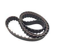 PJLANG 4M x 207T Industrial Timing Belt 4x207 10-120mm Width Lathe Belt 4 Module Synchronous Rubber 207Teeth(Width 50mm)