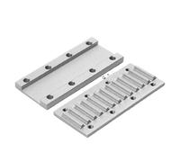 PJLANG HTD8M 8M Open Timing Belt Aluminum Clamp Tooth Plate Closer Belt Connection Closer Combine Belt Fix Plate(Belt Width 10mm)