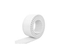 PJLANG HTD8M Open Timing Belt Width 25mm Polyurethane Transmission Conveyor Belt Open Ended with Steel Cord White Color(5Meter)
