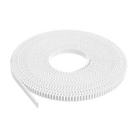 PJLANG T2.5 Open Timing Belt Width 15mm Transmission Polyurethane PU Timing Belt Open Steel Cord Synchronous Belt(10 Meter)