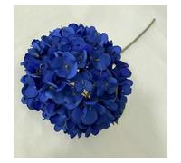 PJQUEKAIPJ Nearly natural 58CM Beautiful Hydrangea Bouquet Artificial Silk Flowers for Home Wedding Party Living Room Decoration Accessories artificial flowers(Deep Blue)