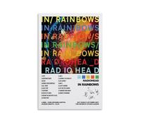 PJRSFUAGN Radiohead Poster Rock Band Music Album Vintage Cover Signed Posters for Room Aesthetic Canvas Wall Art Bedroom Decor12x18inch(30x45cm)