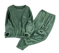 Pjs For Women Sets Fluffy Pyjamas - Womens Fleece Pyjamas Sets Fluffy Soft Warm - Loungewear Set Petite Short Pyjamasets Long Sleeve Leg Fleece 2 Piece Outfits Winter Warm Lounge Wear Nightwear