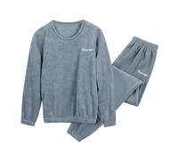 Pjs For Women Sets Fluffy Pyjamas - Womens Fleece Pyjamas Sets Fluffy Soft Warm - Loungewear Set Petite Short Pyjamasets Long Sleeve Leg Fleece 2 Piece Outfits Winter Warm Lounge Wear Nightwear Blue