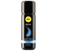 pjur Aqua - Premium Water-Based Personal Lubricant - Excellent Lubrication, moisturising and Non-Sticky - Also for Sex Toys (500ml)
