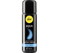 pjur Aqua - Premium Water-Based Personal Lubricant - Excellent Lubrication, moisturising and Non-Sticky - Also for Sex Toys (30ml)