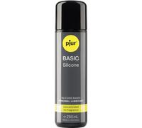 pjur Basic Silicone - Silicone Personal Lubricant for First timers - Compatible with Condoms and Non-Sticky - for Men & Women (250ml)