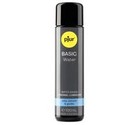 pjur Basic Water-Base - Water-Based Personal Lubricant for First-Timer Users - Also Suitable for Toys (100ml)