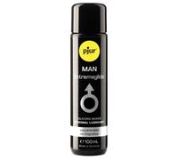 pjur MAN Extremeglide (100ml) - Highly Concentrated Silicone-Based Personal Lubricant for Men - Extra-Long-Lasting Lubrication