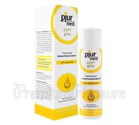 pjur med SOFT Glide lubricant Silicone based lube with Natural jojoba 100 ml