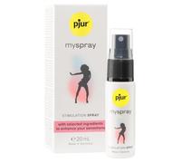 pjur myspray - Intimate Spray for Women - Active Ingredients for Increased Blood Circulation & Stimulation (20ml)