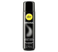 pjur Original - Long-Lasting, Extra-Smooth Silicone-Based Lubricant and Massage Oil for Enhanced Pleasure - Latex Condom Compatible - Zero Odors, Flavors, or Preservatives (100ml)