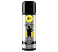pjur Superhero Energizing Glide - Stimulating Personal Lubricant with Ginkgo - energising & stimulating Effect - for All Men who Want More (30ml)