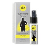 pjur superhero Strong Spray - Highly-Concentrated delay Spray for Men - Ginger Extract for Longer Performance (20ml)