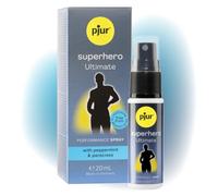 pjur Superhero Ultimate (20ml) - Our Strongest delay Spray for Men - an Active Complex with six Times The Power: for Legendary Performance