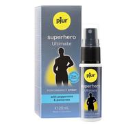 pjur Superhero Ultimate (20ml) - Our Strongest delay Spray for Men - an Active Complex with six Times The Power: for Legendary Performance