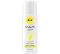 pjur Woman Vegan - Water-Based Personal Lubricant - 100% Vegan Ingredients & no Animal Testing - Developed for Women (30ml)