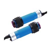PJVPEJOD 1 Pcs M18 5m Through-Beam photoelectric Proximity Switch Sensor PE18 for Safety Equipment(PNP NC)