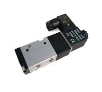 PJVPEJOD 3V310-10 3/8 Inch Pneumatic Solenoid Valve BSP 220V AC 3 Way Air Control Valve With Plug Type Red LED Light 1Pcs(220V)