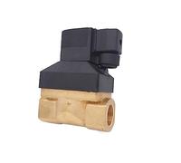 PJVPEJOD 50bar High Pressure High Temperature Solenoid Valve 1 Inch BSP 12V 24V DC AC220V Orifice 25mm NC 5404-08 Brass Valve 1Pcs(AC220V)