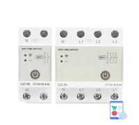PJVPEJOD GTS8-W Time Relay AC220V 2P 4P 32A 40A 63A 80A Smart Home(32A,GTS8-W-2P)