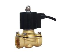 PJVPEJOD Underwater Solenoid Valve Brass 3/8 1/2 3/4 Inch Normally Close 2W160-15/10 2W200-20 2 Way Fountain Solenoid Valve 1Pcs(AC220V,0.5 Inch)