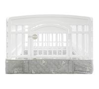 PJYuCien Dog Playpen Bottom Pad，Combining Fence Stabilization & Pee Pad Functions，Fits for 36 Inch 4 Panels Plastic Pet Playpen，Gery (Note: Playpen Not Included