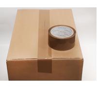 Pk 6 Buff BOPP Tape 48mm 150m 35mu TBP4815035