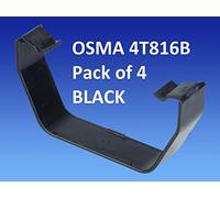 Pk of 4 x 4T816 (Brown) Replacement Gutter flexiclips for Wavin OSMA 100mm Square guttering