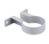 Pk of 4 x Osma 0T034W (White) Round Pipe Clip/Bracket 68mm (2.5" Dia)