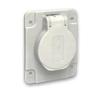 PK Socket, Grey, 2p+PE, 10/16A, 250V Mureva PKS62G