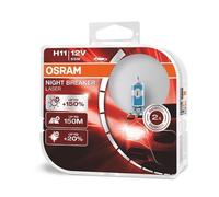 OSRAM NIGHT BREAKER LASER H11 12V 55W PGJ19-2 64211NL-HCB Headlight Bulbs Twin