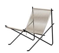PK4 Lounge Chair powdercoatet - nature Fritz Hansen - PK4 pulverbschichtet schwarz - Natur