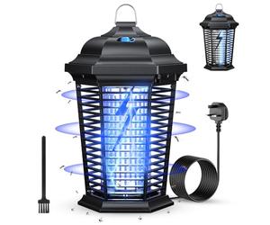 PKBD 20W Electric Fly Zapper Indoor with Auto Light Sensor, 3m Power Cord
