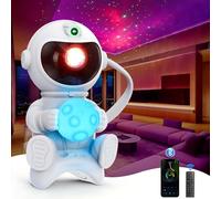 PKBD Astronaut Galaxy Projector,Star Projector Starry Night Light with Remote Control Type-c Powered 360° Adjustable Bluetooth Projector for Kids Bedroom or Gift for Christmas,Birthdays.Moon