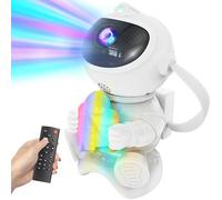 PKBD Bluetooth Speaker Astronaut Galaxy Projector Star Projector 8 Colors Night Light Kids for Bedroom Decor Starry Sky Projection 8 Galaxy Nebula,Gift Idea for Boys Girls Adults-Spaceship