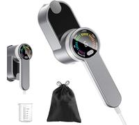 PKBD Clothes Steamer 2 In 1 Handheld Travel Steamer for Clothes,Led Portable Steam Iron with Six Intelligent Modes,9s Fast Heat-Up - 1200w Garment Steamer with Storage Bag Gold-Silvery