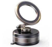 PKBD Vacuum Magnetic Phone Holder for Car, 360° Adjustable&Retractable for Magnetic Car Phone Holder,Suction Magsafe Car Mount Accessories for iPhone17 Pro Max 16 15 14 13 & Samsung&Android,Black