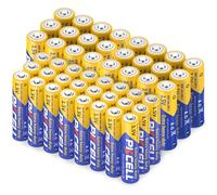 PKCELL 24 x AA & AAA Batteries, 1.5V Carbon AA AAA Combo pack Batteries for Keyboards Clocks Remote Controls, 48 Pack