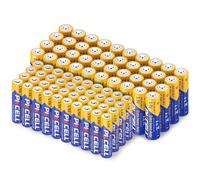 PKCELL 40 x AA & AAA Batteries, 1.5V Carbon AA AAA Combo pack Batteries for Keyboards Clocks Remote Controls, 80 Pack