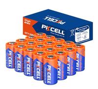 PKCELL 6V 4LR44 Alkaline Battery A544 PX28A 20-Pack for Camera Dog Collar