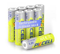 PKCELL AA Batteries for Solar Light, 1.2V NIMH 2100mAh- 8Pcks