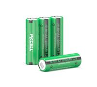 PKCELL AA rechargeable NIMH batteries 1200mAh 1.2V Pre-charged for solar lamps, 4 packs